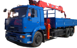 Камаз 65117 с КМУ Kanglim 1256-2