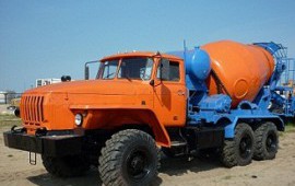 Автобетоносмеситель (миксер) вездеход