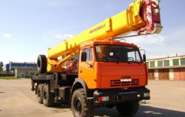 Услуги новых автокранов 25т. в Пензе.