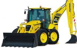 Аренда экскаватора-погрузчика KOMATSU WB97S 5
