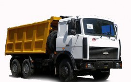 Услуги самосвала МАЗ-551605, г\п 20т., 16м3