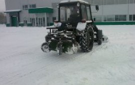 Аренда трактора для уборки территории
