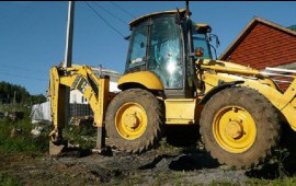 Аренда экскаватора -погрузчика komatsu bw93s-5