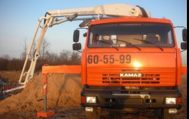 Услуги автобетононасоса