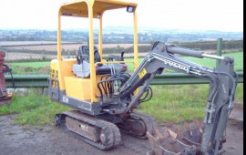 Аренда мини экскаватора Volvo EC 14