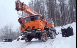 Автокран 25 т вездеход аренда