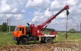 Ямобур, Вездеход, Аренда Услуги Буровой установки