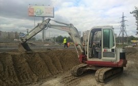 Аренда мини-экскаватора Takeuchi TB 145R