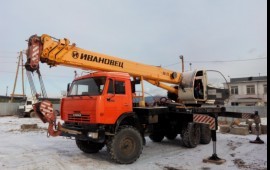 Аренда/заказ/услуги автокрана шасси камаз 6*6