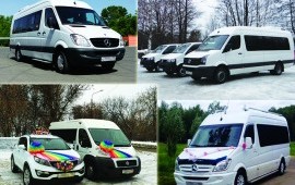 Заказ и аренда микроавтобусов, автобусов, авто Мercedes, VW