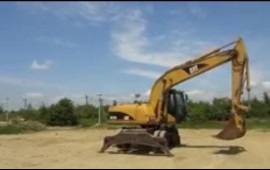 Аренда колесного полноповоротного экскаватора в Новосибирске