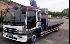 Услуги бортового грузовика 5 тонн с краном 3 тонны.