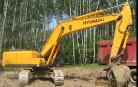 Аренда гусеничного экскаватора HYUNDAI R210NLC-7a