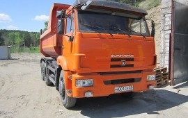 АРЕНДА КАМАЗ-65115-самосвал. Грузоподъемность 15 т