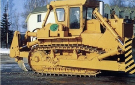 Работа бульдозера komatsu 355d
