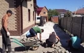 Асфальтирование и благоустройство территории
