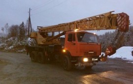 Автокран 25 тонн - 22 метра.