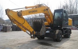 Аренда экскаватора колёсного