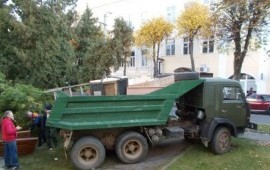 Вывоз мусора самосвалом