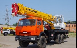Аренда Автокранов 16 - 25 т. Вездеход. стрела 31 м