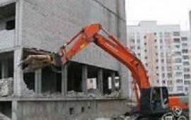 Снос жилых зданий и промышленных сооружений