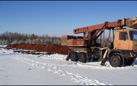 Болшой автомобильный экскаватор Татра