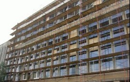 Аренда фасадных рамных лесов