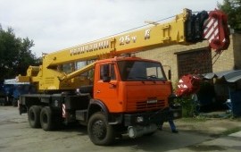 Услуги аренда автокран Галичанин 25 т КамАЗ