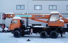 Услуги автокранов 25 тонн 22 метра и 31 метр