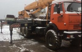 Автокран- вездеход 25 тонн 22м и 31м услуги аренда