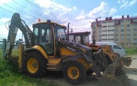 Экскаватор погрузчик volvo