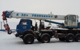 Аренда - услуги автокрана г/п 16-25-32 тонны
