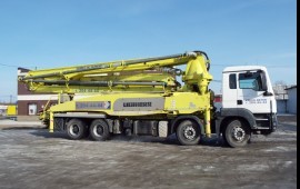 Услуги автобетононасоса