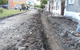Работы по благоустройству территорий.