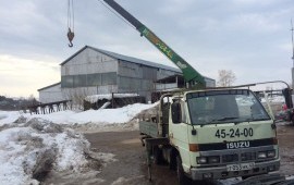 Кран манипулятор Isuzu Elf