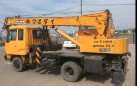 Аренда автокрана 5 т стрела 21 м