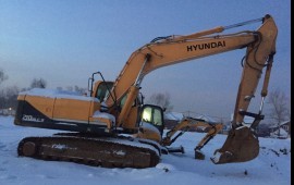 Аренда экскаватора Hyundai услуги*Москва*область