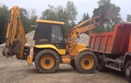 Услуги экскаватора погрузчика во Владимире