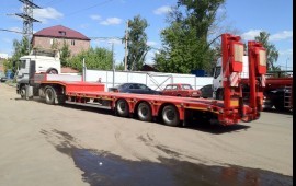 Перевозка грузов, спецтехники тралом