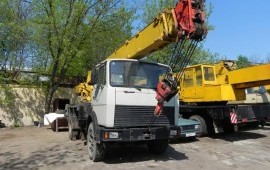 Автокран 16 тонн/ 18м стрела