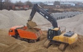 Песок для производства бетона