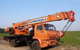 Услуги автокрана с оператором