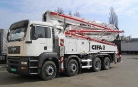 Аренда автобетононасоса на базе Foton
