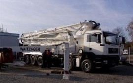 Аренда автобетононасоса 44 метра