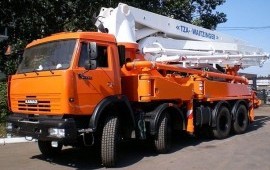 Аренда автобетононасоса 42 метра АБН-42
