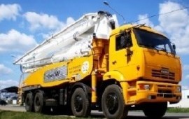 Услуги бетононасосА Камаз