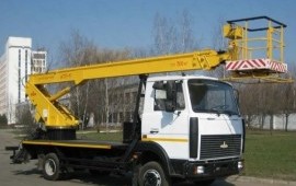 Аренда автовышки 18-28 м. Вездеход