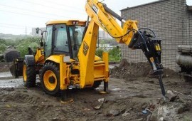 Услуги экскаватор погрузчик с гидромолотом JCB 3X