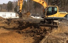 Аренда гусеничных и колесных экскаваторов