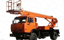 Услуги автовышки (телескоп) 18 м